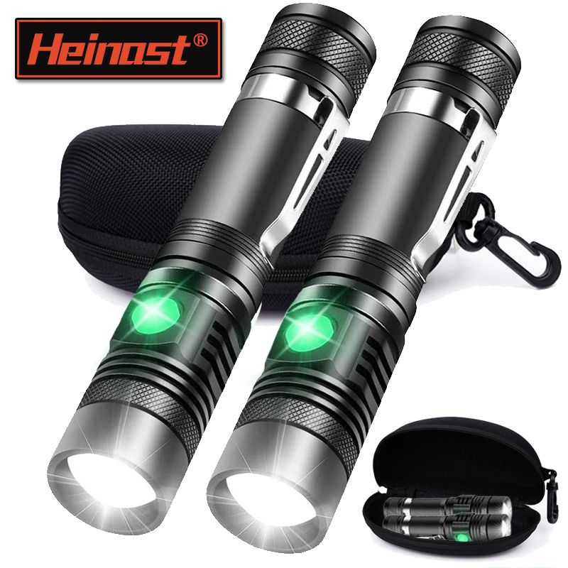 Hunting Outdoor - Rechargeable T6 Handheld Flashlight Use 18650