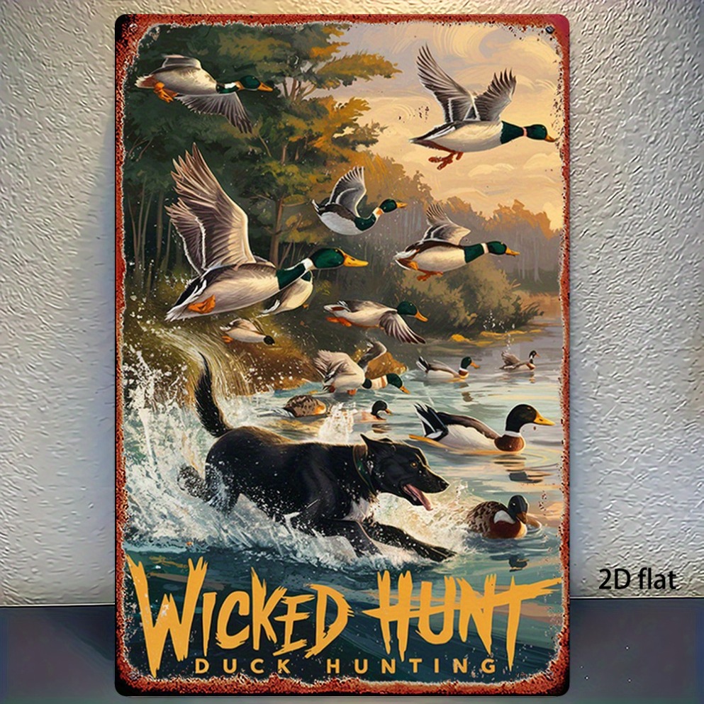 Wildman Hunting & Outdoor Polokwane Photos - 2D Flat Vintage Hunting Duck Metal
