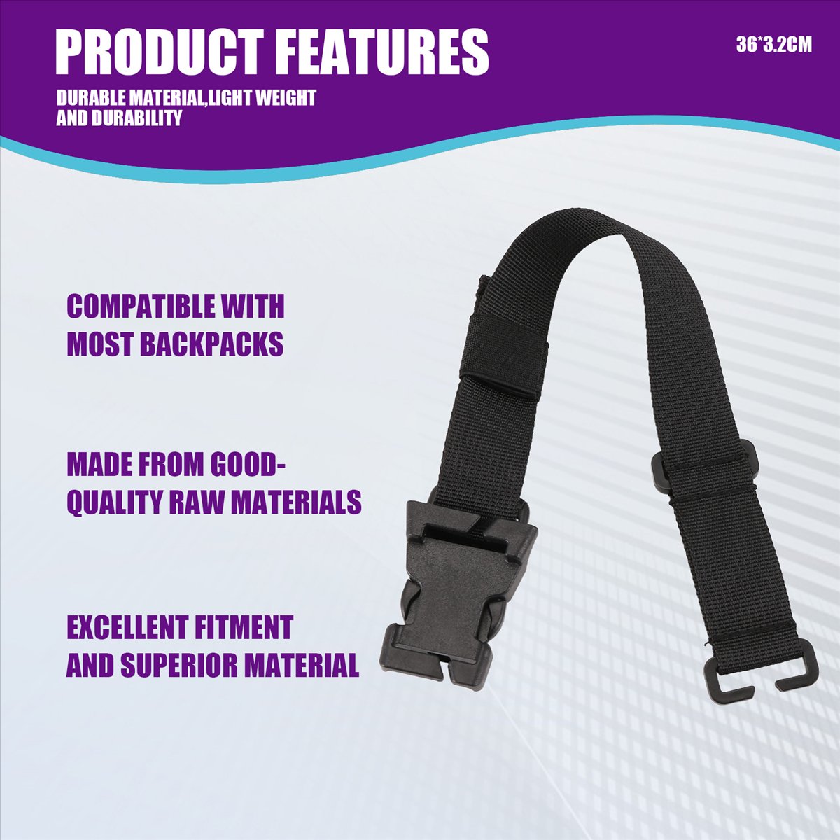 Outdoor Hunting Vest - [MEGAL SALE]4Pcs Molle Straps Backpack Vest
