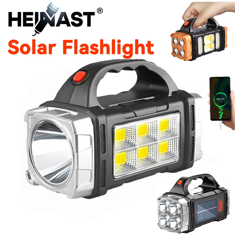 Hunting Outdoor - Powerful Handheld Flashlight USB Rechargeable Torch