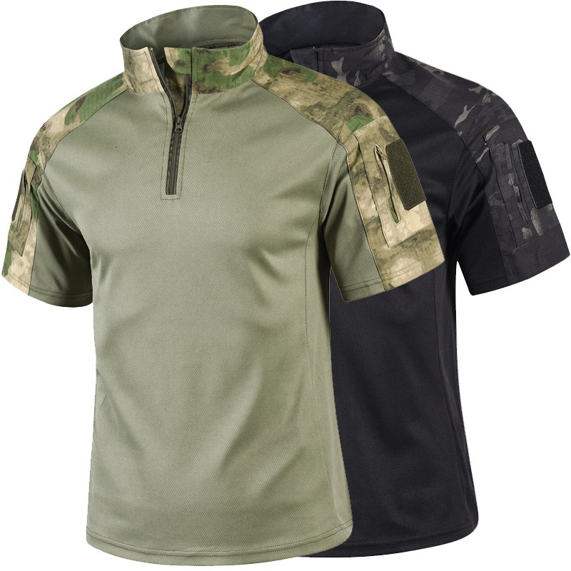 Mens Summer Camo Tactical Shir - Outdoor Hunting T Shirts recension och pris