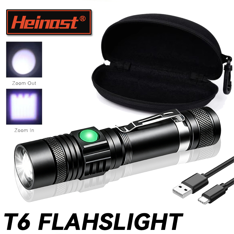T6 LED Rechargeable Flashlight - Hunting Outdoor recension och pris