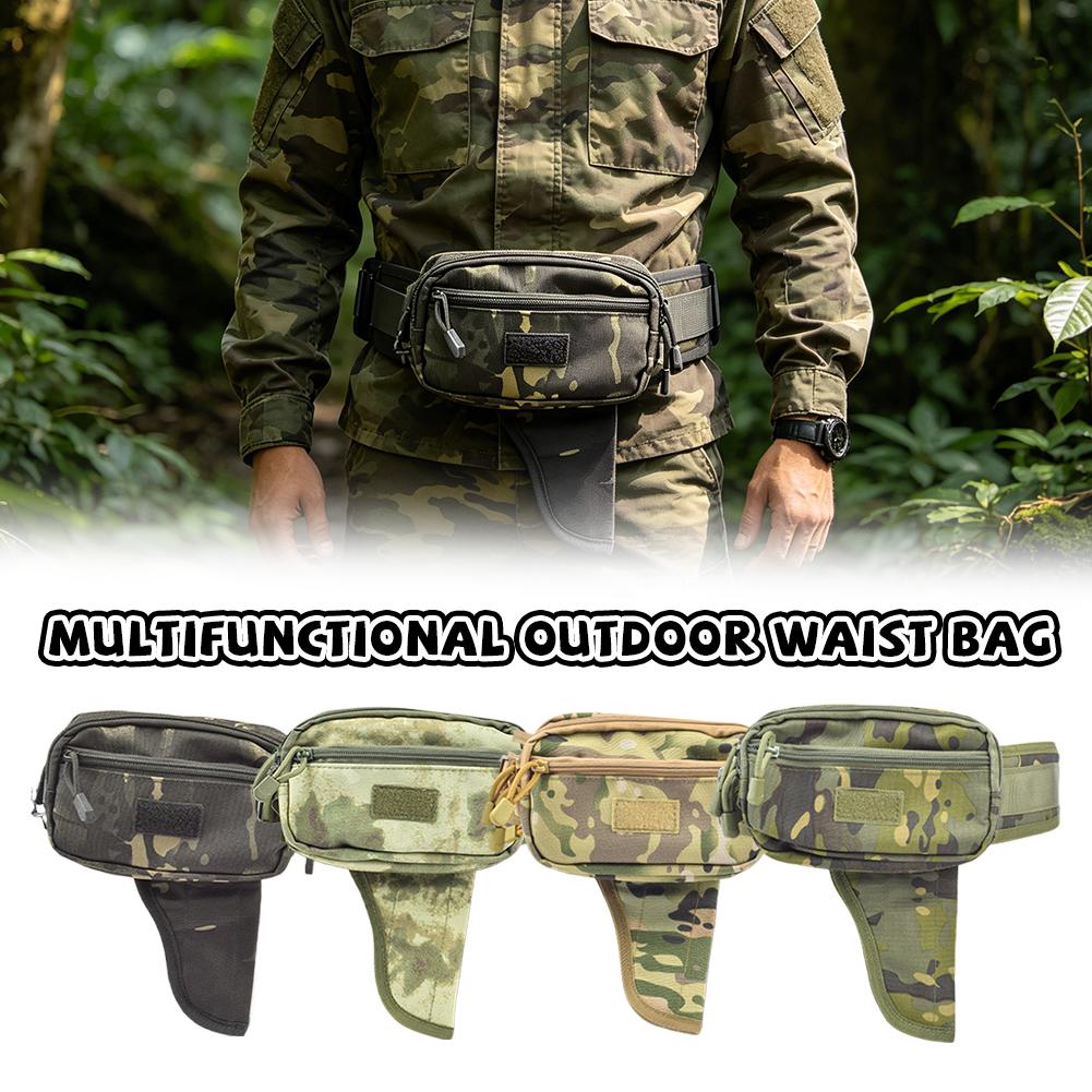 Camo Waterproof Tactical Waist - Outdoor Hunting Bag recension och pris