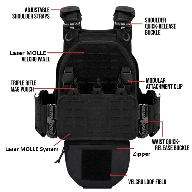 YAKEDA 6094-1 Tactical Vest -  - Outdoor Hunting Vest recension och pris