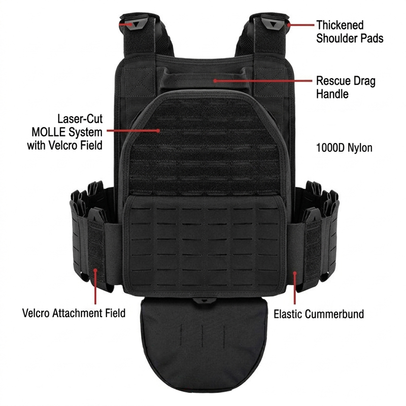 YAKEDA 6094-1 Tactical Vest -  - Outdoor Hunting Vest recension och pris