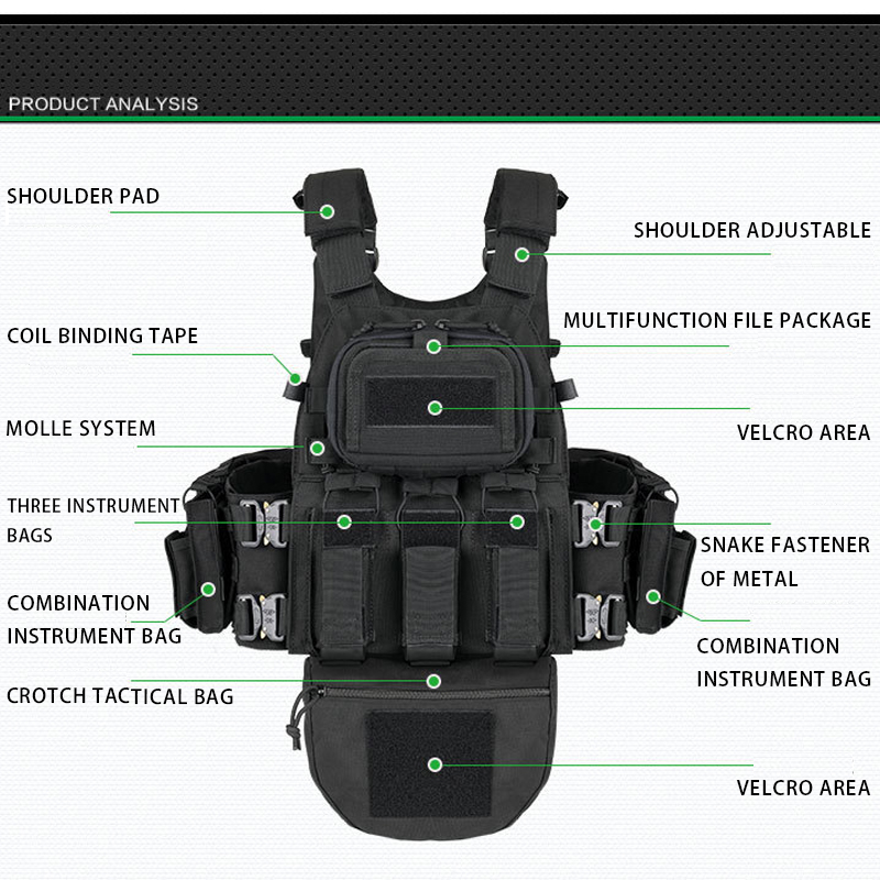 YAKEDA 8280 Tactical Vest - Hu - Outdoor Hunting Vest recension och pris