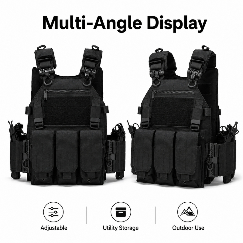Tactical Vest Polyester Carrie - Outdoor Hunting Vest recension och pris