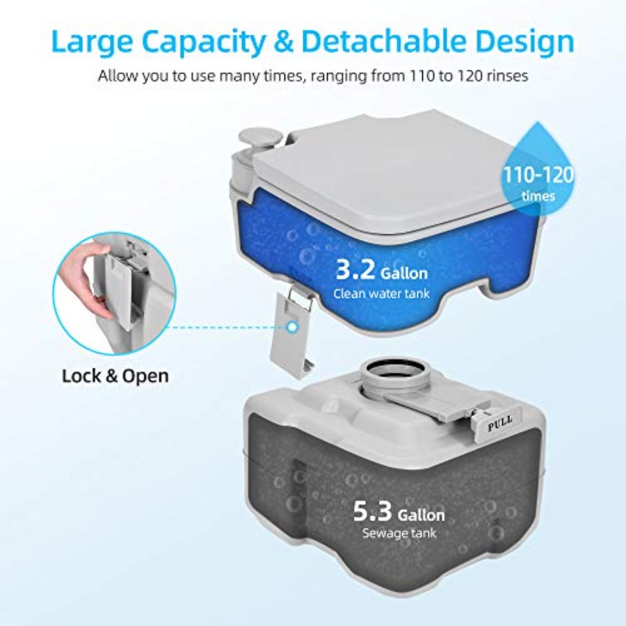 Portable Toilet for Camping Hi - Hunting & Outdoor Supplies Vanderbijlpark Photos recension och pris
