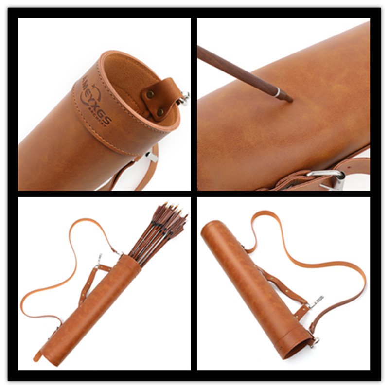 1 pc Archery Quiver Faux Leath - Outdoor Hunting Youtube recension och pris
