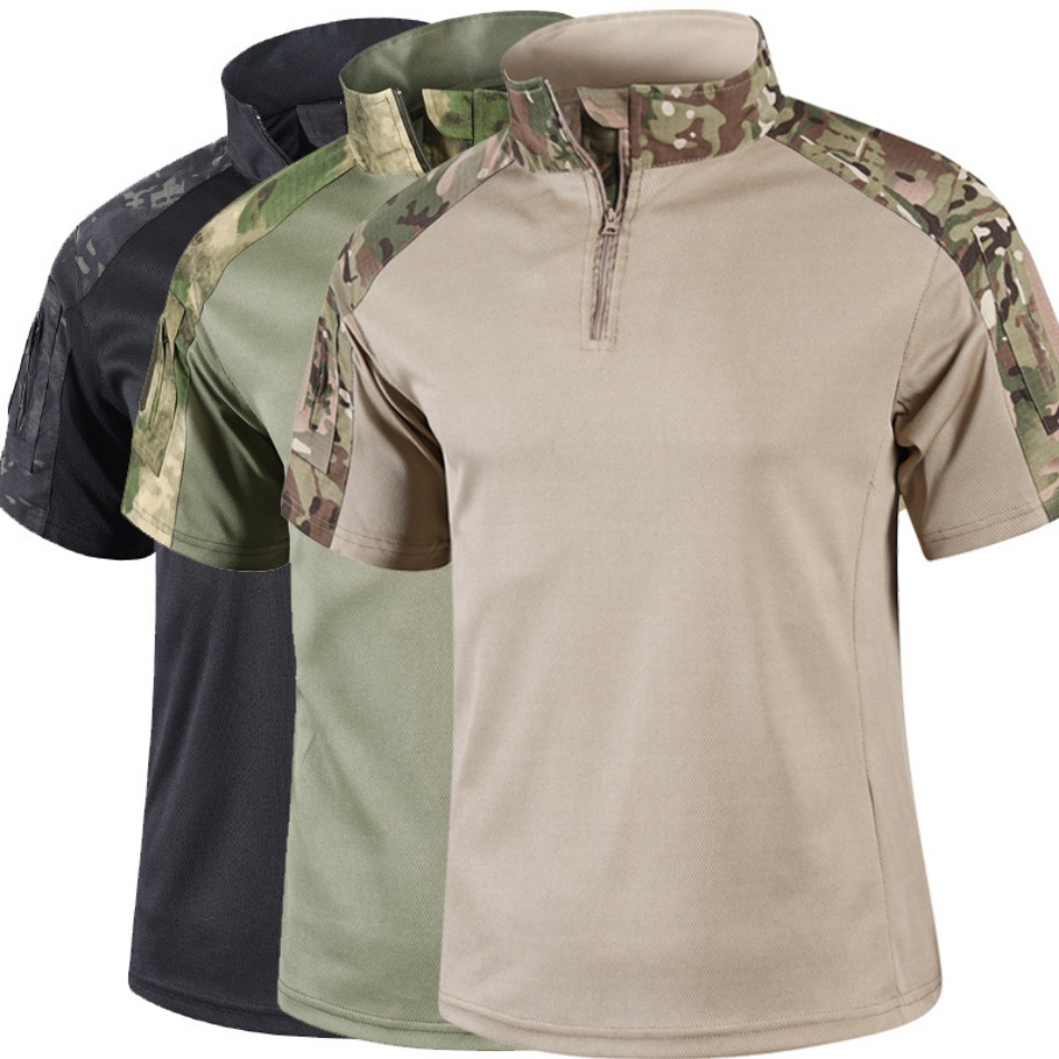 Camo Tactical Shirt Short Slee - Outdoor Hunting T Shirts recension och pris