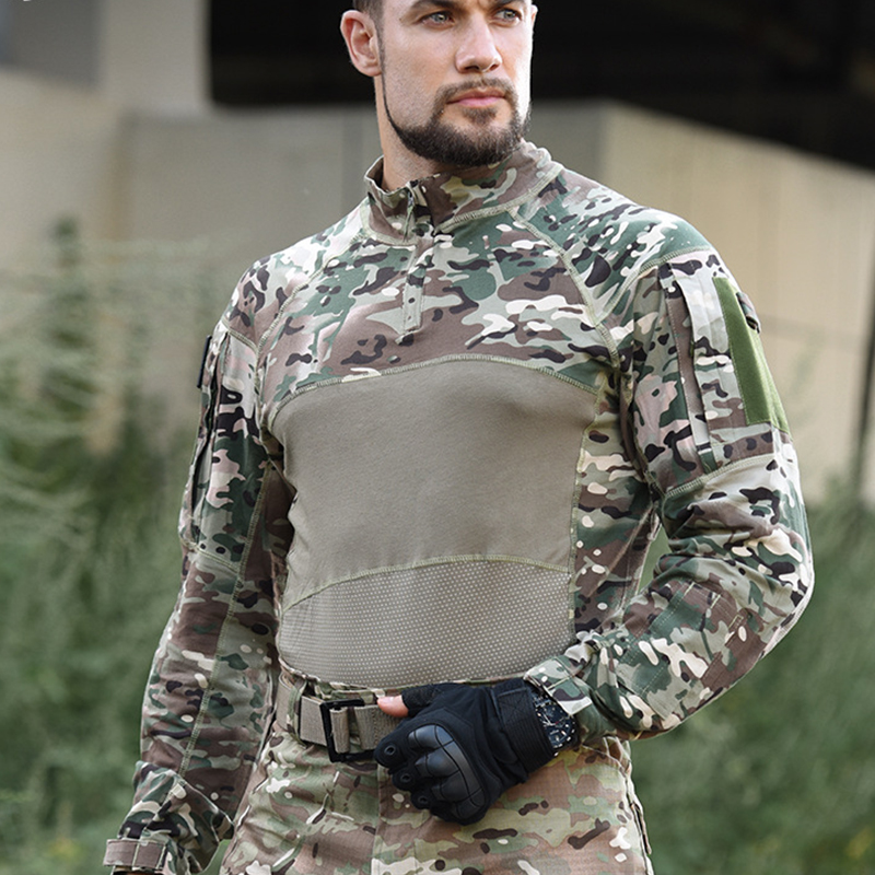Military Mens Tactical Long Sl - Outdoor Hunting T Shirts recension och pris