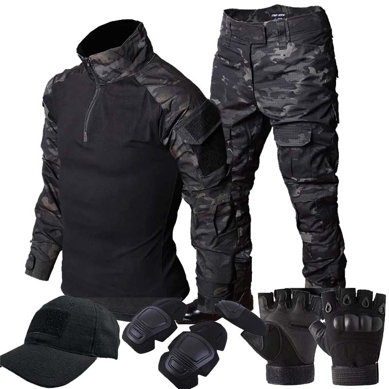 RU Camo Tactical Uniform Outdo - Outdoor Hunting T Shirts recension och pris